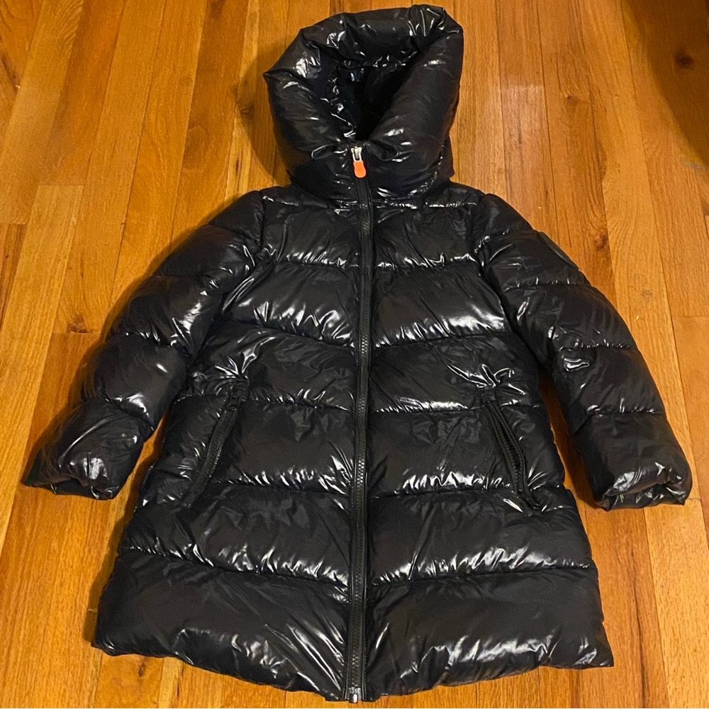 Save the Duck NWOT Girls Millie Jacket Size 6 Black Never Worn